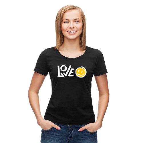 Love, Women Half Sleeve Tshirt - FHMax.com