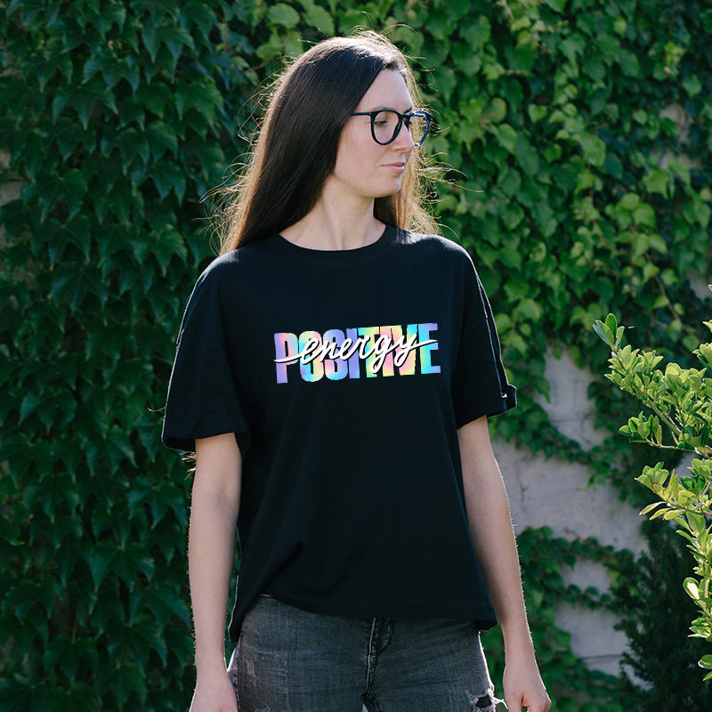 Positive energy, Boyfriend Women T-shirt - FHMax.com