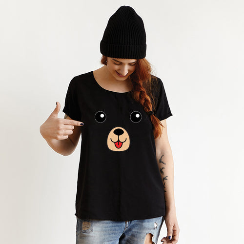 Puppy face, Women Half Sleeve T-shirt - FHMax.com