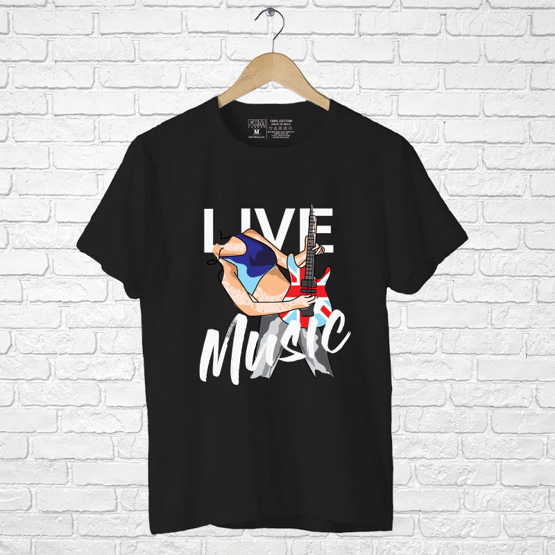 "LIVE MUSIC", Boyfriend Women T-shirt - FHMax.com