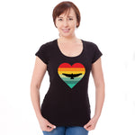 Pride heart, Women Half Sleeve T-shirt - FHMax.com