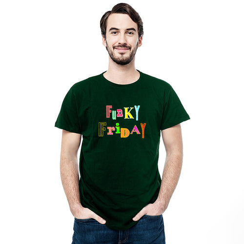 "Funky Friday", Men's Half Sleeve T-shirt - FHMax.com