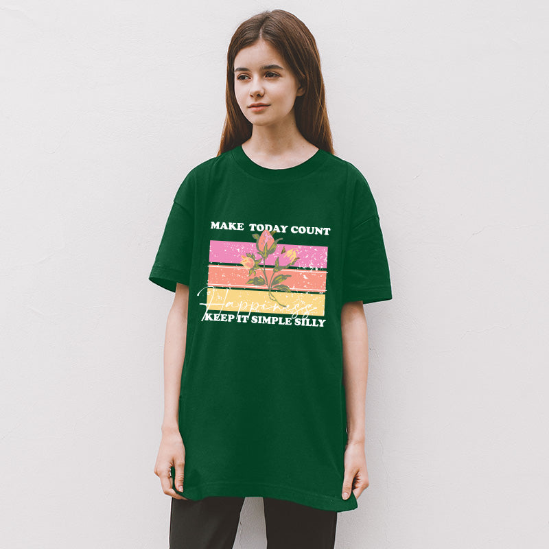 "HAPPINESS", Boyfriend Women T-shirt - FHMax.com