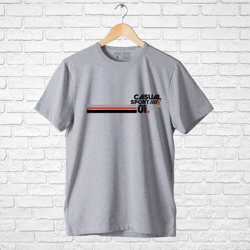 "CASUAL SPORT", Men's Half Sleeve T-shirt - FHMax.com