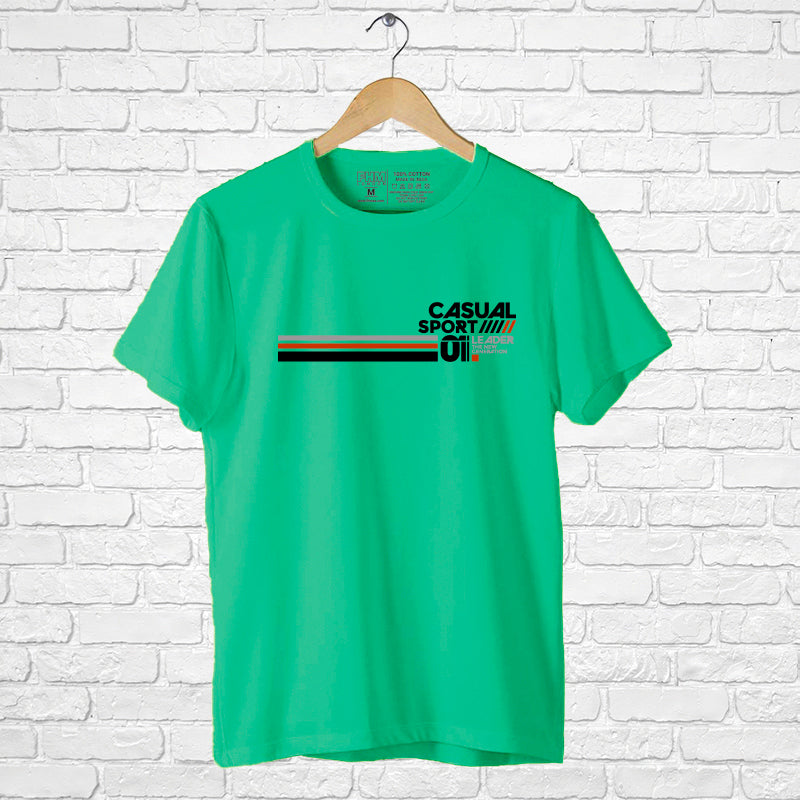 "CASUAL SPORT", Men's Half Sleeve T-shirt - FHMax.com