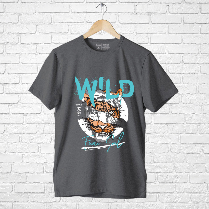 "WILD", Men's Half Sleeve T-shirt - FHMax.com