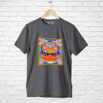 Cat with musical vibe, Men's Half Sleeve Tshirt - FHMax.com