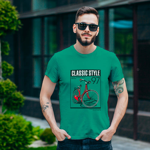 "CLASSIC STYLE", Men's Half Sleeve T-shirt - FHMax.com