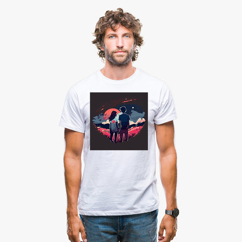 "COUPLES", Men's Half Sleeve T-shirt - FHMax.com
