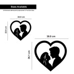 Couple Heart, Acrylic Mirror wall art - FHMax.com
