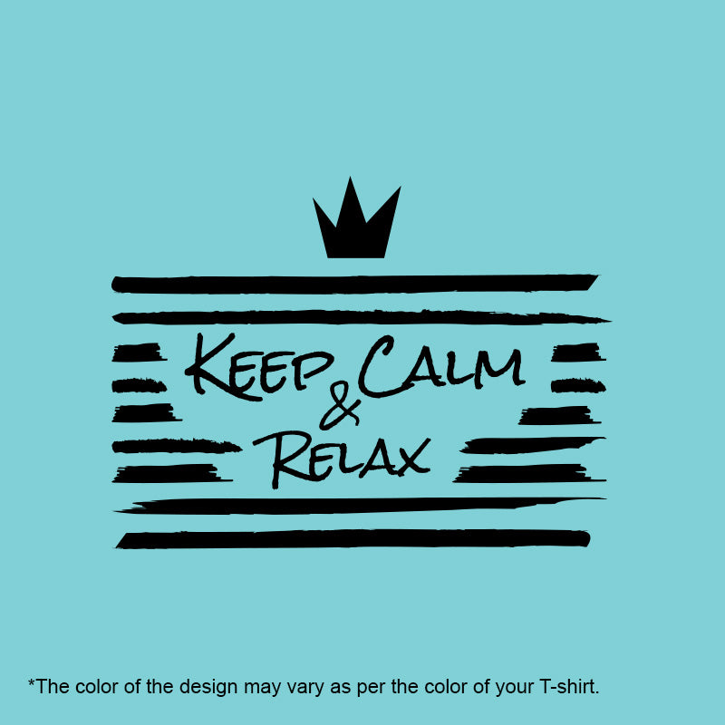 Keep calm & relax, Women Half Sleeve T-shirt - FHMax.com