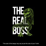 "THE REAL BOSS", Boyfriend Women T-shirt - FHMax.com