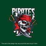 "PIRATES", Men's Half Sleeve T-shirt - FHMax.com