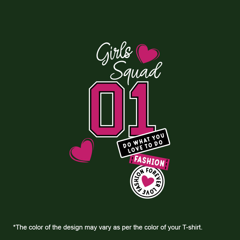 "GIRLS SQUAD", Boyfriend Women T-shirt - FHMax.com