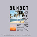 "SUNSET", Men's Half Sleeve T-shirt - FHMax.com