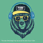 Bear with Headset, Men's Vest - FHMax.com