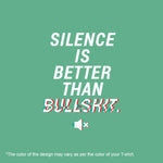 "SILENCE IS BETTER THAN BULLSHIT", Men's vest - FHMax.com