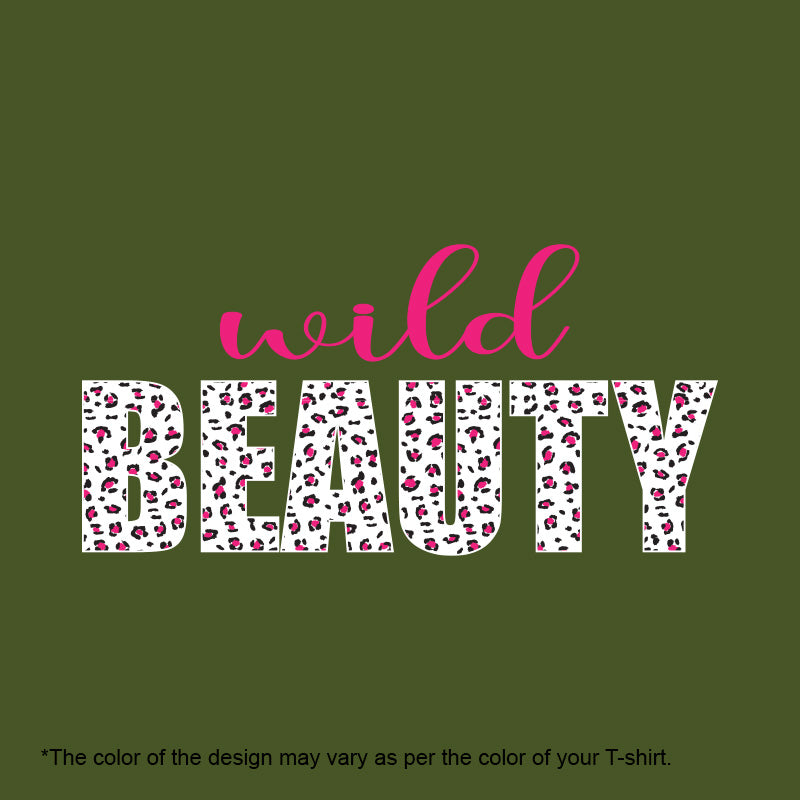 "WILD BEAUTY", Boyfriend Women T-shirt - FHMax.com