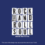 "ROCK AND ROLL SOUL", Men's Half Sleeve T-shirt - FHMax.com