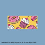 "CUP CAKES & DONUTS", Women Half Sleeve T-shirt - FHMax.com