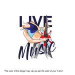 "LIVE MUSIC", Boyfriend Women T-shirt - FHMax.com