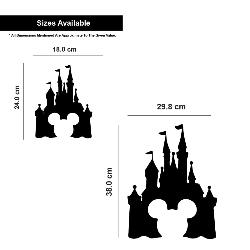 Disney Castle, Acrylic Mirror wall art - FHMax.com