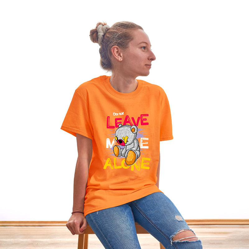 "DON'T LEAVE ME ALONE", Boyfriend Women T-shirt - FHMax.com