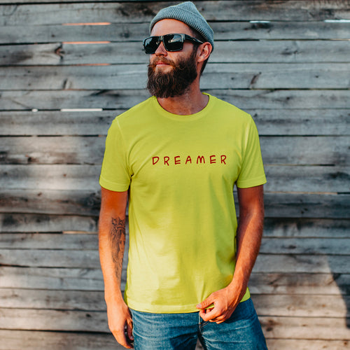 "DREAMER", Men's Half Sleeve T-shirt - FHMax.com