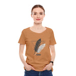 "FEATHER TOUCH", Women Half Sleeve T-shirt - FHMax.com