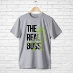 "THE REAL BOSS", Boyfriend Women T-shirt - FHMax.com