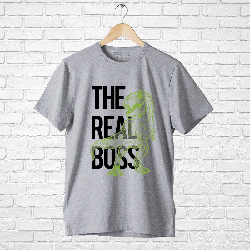 "THE REAL BOSS", Boyfriend Women T-shirt - FHMax.com