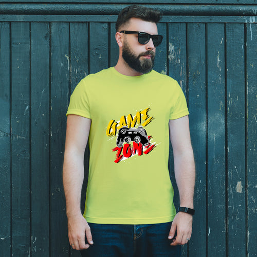 "GAME ZONE", Men's Half Sleeve T-shirt - FHMax.com