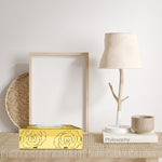 Laser Cutting Rose Engraving Design, One Acrylic Mirror tissue box with 100 X 2 Ply tissues (2+ MM) - FHMax.com