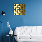 Square design, Acrylic Mirror wall art - FHMax.com