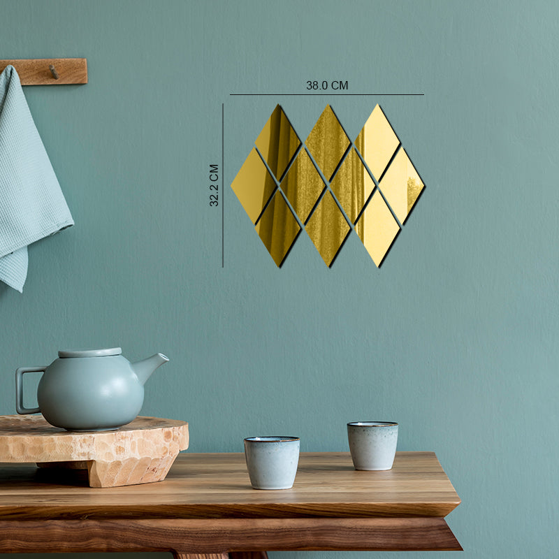 Rhombus, Acrylic Mirror wall art - FHMax.com