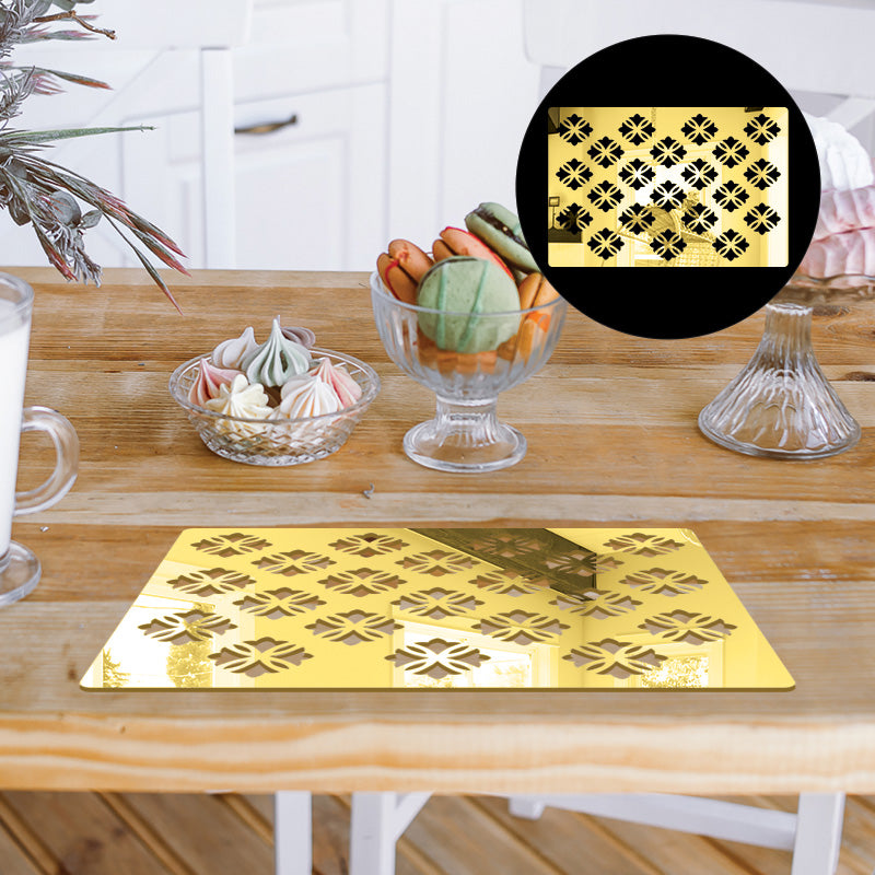 Abstract design, Acrylic Mirror Table Mat - FHMax.com