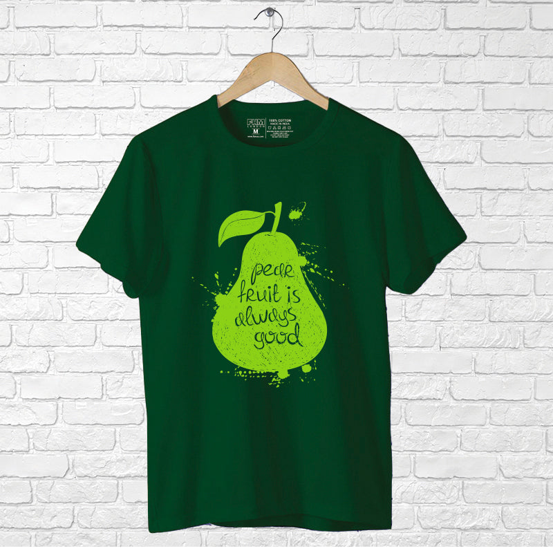 "PEACE FRUIT IS ALWAYS GOOD", Men's Half Sleeve T-shirt - FHMax.com