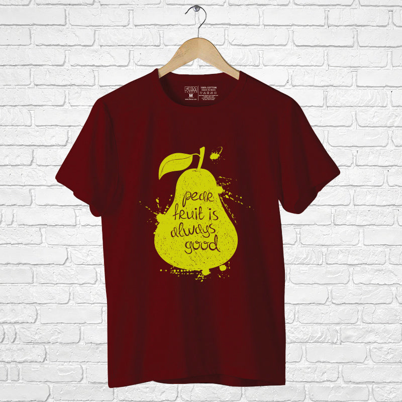 "PEACE FRUIT IS ALWAYS GOOD", Men's Half Sleeve T-shirt - FHMax.com