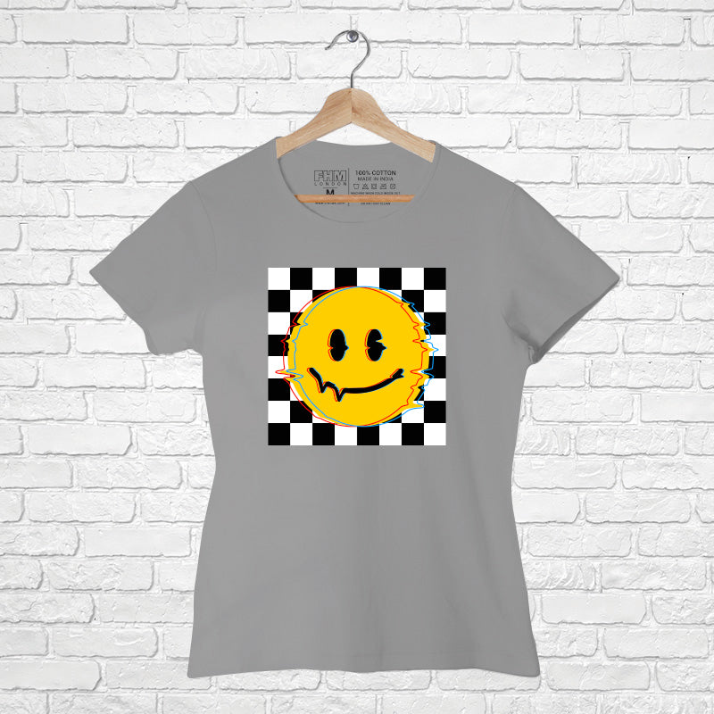 "SMILE", Women Half Sleeve T-shirt - FHMax.com