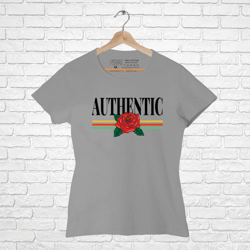 Authentic, Women Half Sleeve T-shirt - FHMax.com