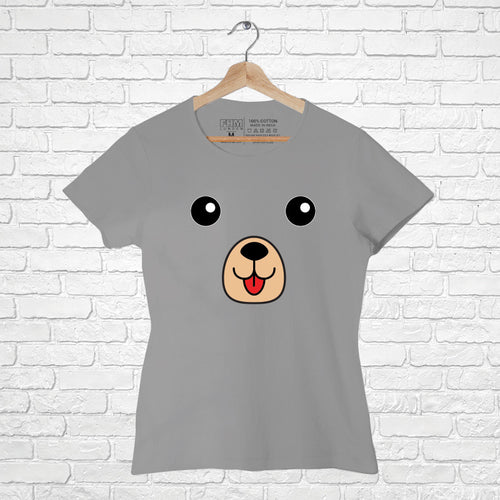 Puppy face, Women Half Sleeve T-shirt - FHMax.com