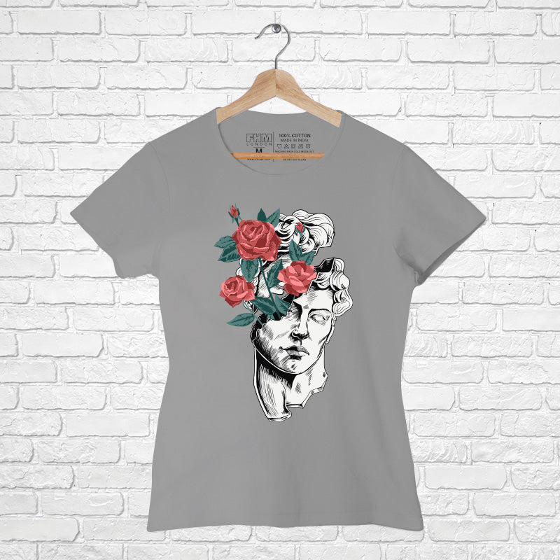 Flowered Human, Women Half Sleeve T-shirt - FHMax.com