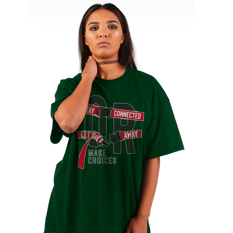 "STAY CONNECTED OR LET'S GET AWAY", Boyfriend Women T-shirt - FHMax.com