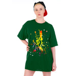 "INK SPLASH", Boyfriend Women T-shirt - FHMax.com