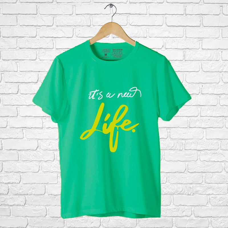 "IT'S A NEW LIFE", Boyfriend Women T-shirt - FHMax.com