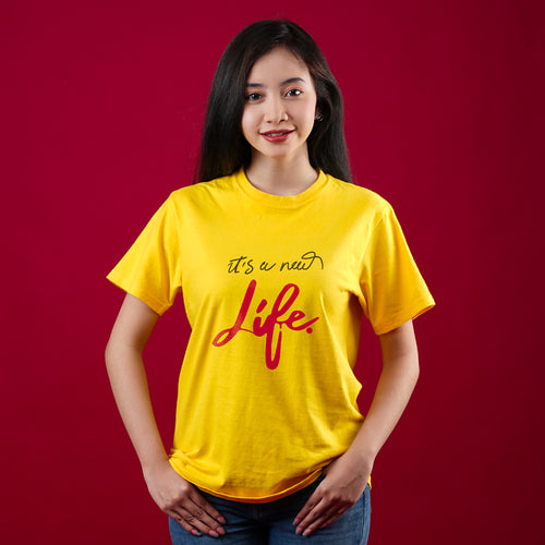"IT'S A NEW LIFE", Boyfriend Women T-shirt - FHMax.com