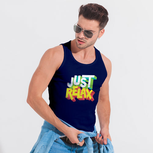 "JUST RELAX", Men's vest - FHMax.com