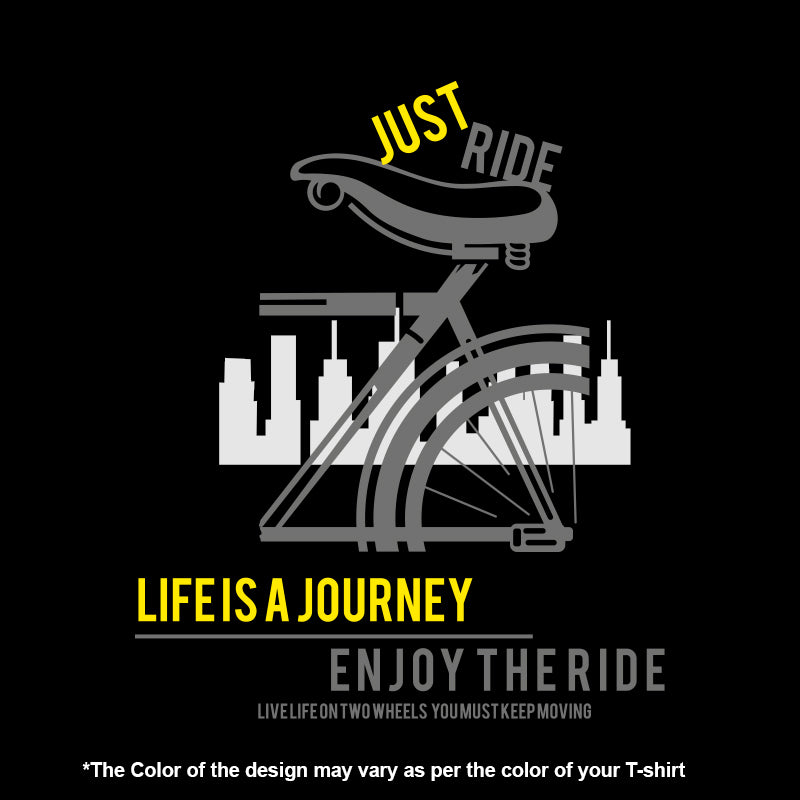 "JUST RIDE....", Women Half Sleeve T-shirt - FHMax.com