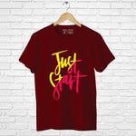 "JUST START", Men's Half Sleeve T-shirt - FHMax.com