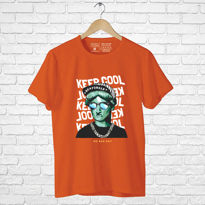 "KEEP COOL", Men's Half Sleeve T-shirt - FHMax.com